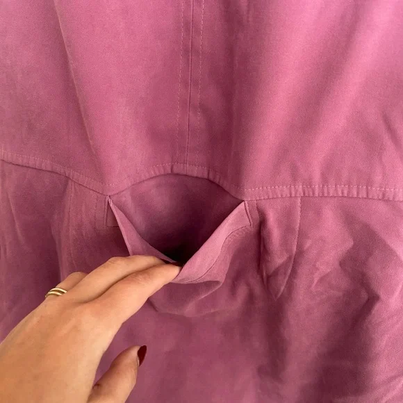 Pink Suede Sleeveless Sport Dress - Picture 2 of 8